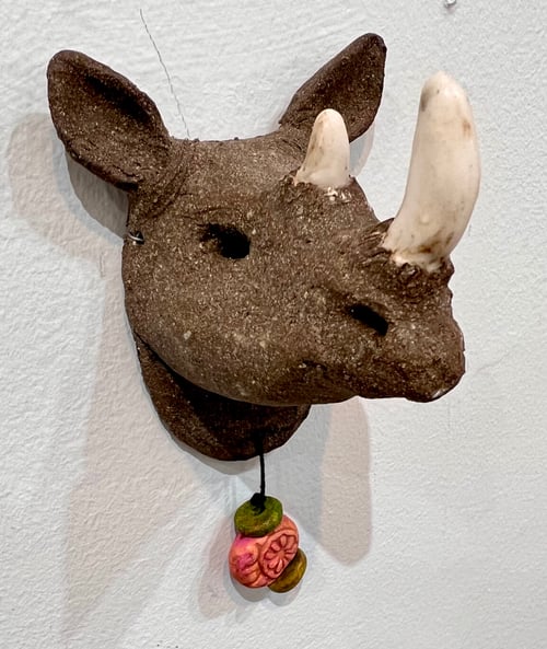Image of Mini Rhino Mask- Julie Kradel