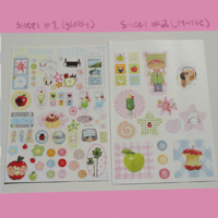 Image 3 of STAY LUCKY Sticker sheet set (B grade)