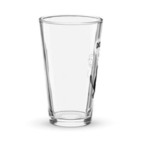 Image 3 of Smoking Cat Pint Glass by Kaz