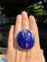 Image 1 of Lapis Lazuli, Sterling Silver, Fine Silver