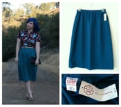 Image of Graff Vintage Teal Skirt