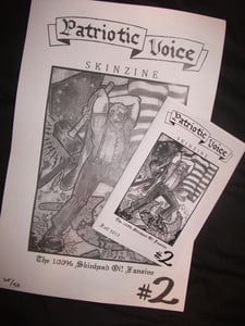 Image of Patriotic Voice Skinzine - Issue #2 -- w/ LTD. (50 made) 11"x17" poster - just $1 more!