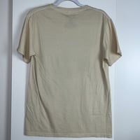 Image 2 of DEF LEPPARD beige oversize boyfriend rocker T-shirt