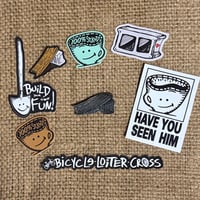 Image 2 of Brick and Board handlebar badge