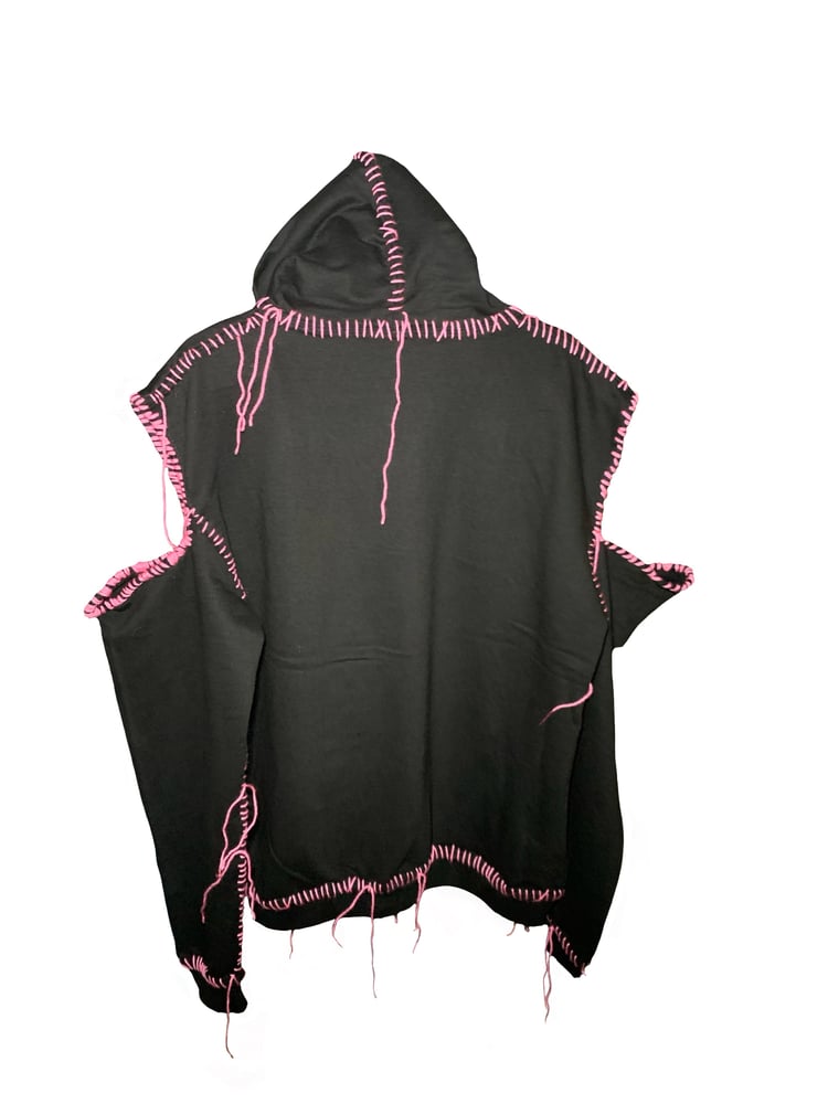 Image of BABY PINK SAD HOODIE 