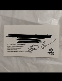 Image 1 of Stewart Bowman Business Card