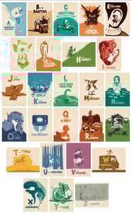 Image of AlphaBeasts Postcards