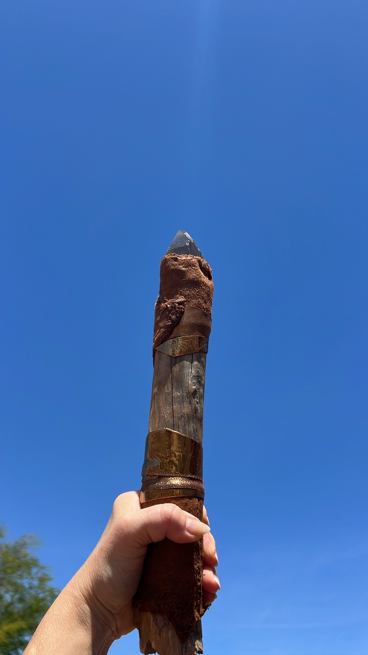 smokey quartz wand 2