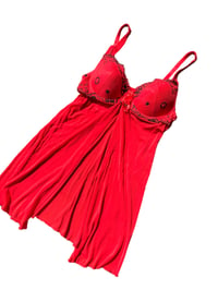 Image 3 of Red Lace Babydoll Cami 38B