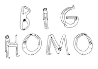 Big Homo Alphabet A4 Print