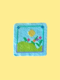 Image 1 of Cross Stitch Felt Patches