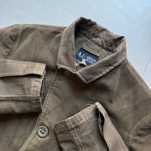 Image of Men’s Armani Trench Coat, Size Medium