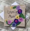 Lovely Mum Floral Card