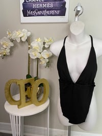 Image 1 of Pi Crop Top Black 