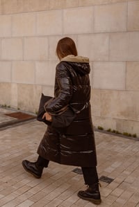 Image 1 of Coat Naidine Black/Stick