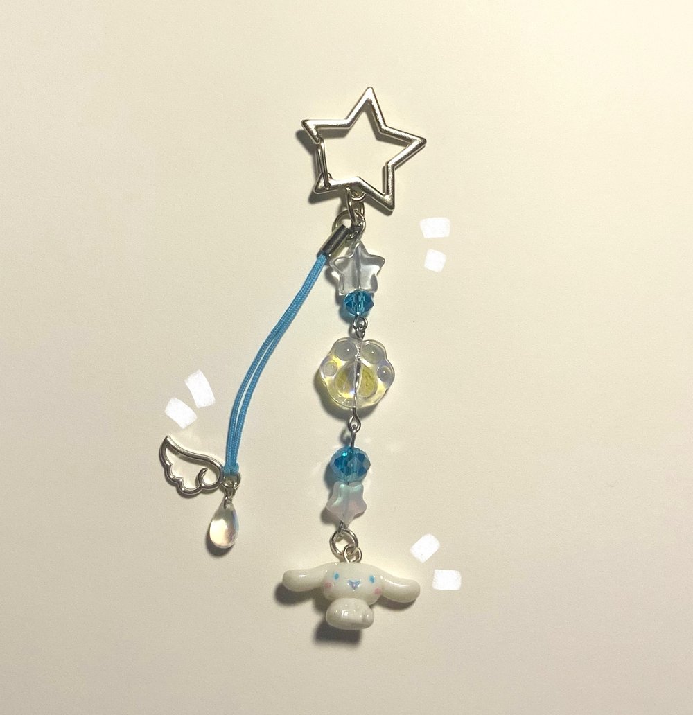 Image of matching cinnamoroll keychains * ˖ ౨ৎ˚