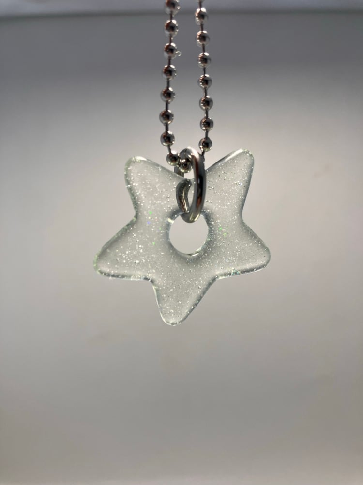 Image of sparkly clear star