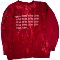 Image 1 of frieden 100 red Crewneck 