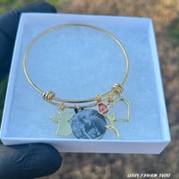 Image 1 of Picture charm bracelet with 3 additional charms of choice