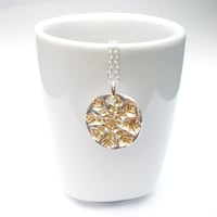Image 2 of Small Silver Snowflake Pendant