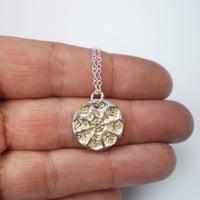 Image 4 of Small Silver Snowflake Pendant