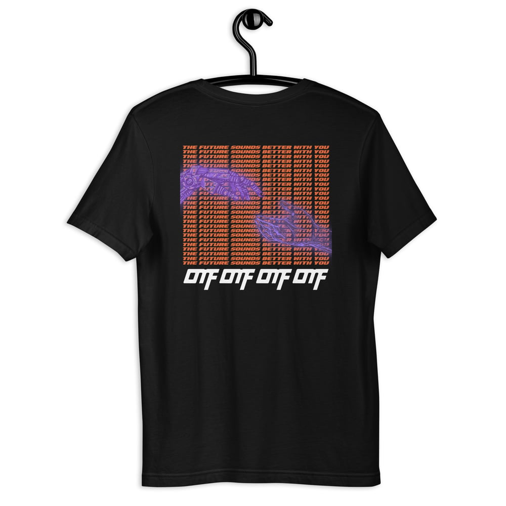 Image of OMF20XX 'FUTURE SOUNDS BETTER' T-SHIRT