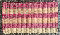 Image 3 of Red & Peach - Two Tone - 35 Fathom - Lobster Rope Mat