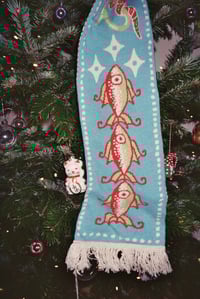 Image 4 of Flower fish scarf 