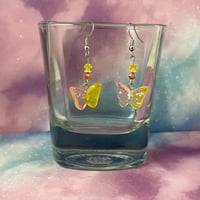 Image 4 of Sparkle Butterfly Earrings
