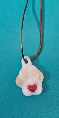 Image 4 of Paw Print Necklace
