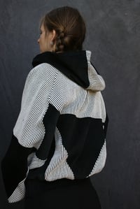 Image 1 of KILA Bomber Jacket,  black & white