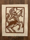 Greek Beasts Block Print Set