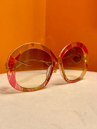 Image 1 of Pink Oversized Sunglasses