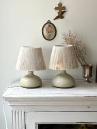 Image 2 of Paire de lampes en grès