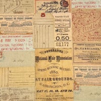 Image 1 of Abstract - Vintage Tickets