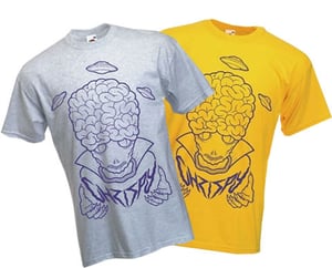 Image of Alien Weaponry Tshirt  GREY/YELLOW