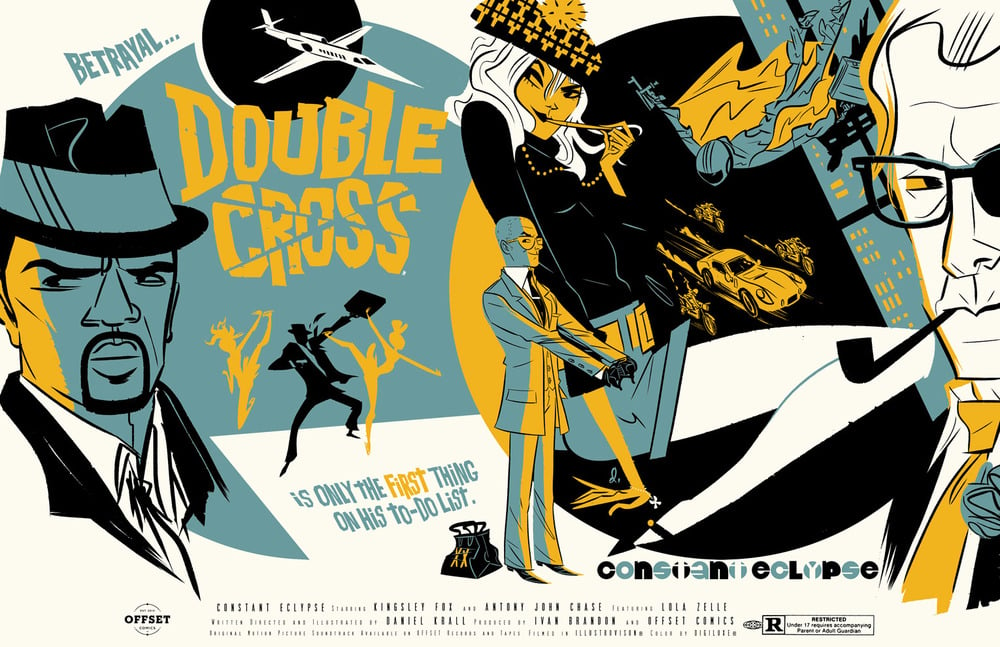 Image of LIMITED/NUMBERED DOUBLECROSS SILKSCREEN POSTER