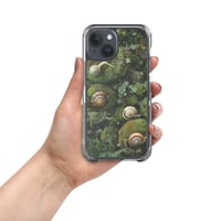 Image 9 of Flora and Fauna Goblincore Grunge Snails and Moss Clear Case for iPhone®