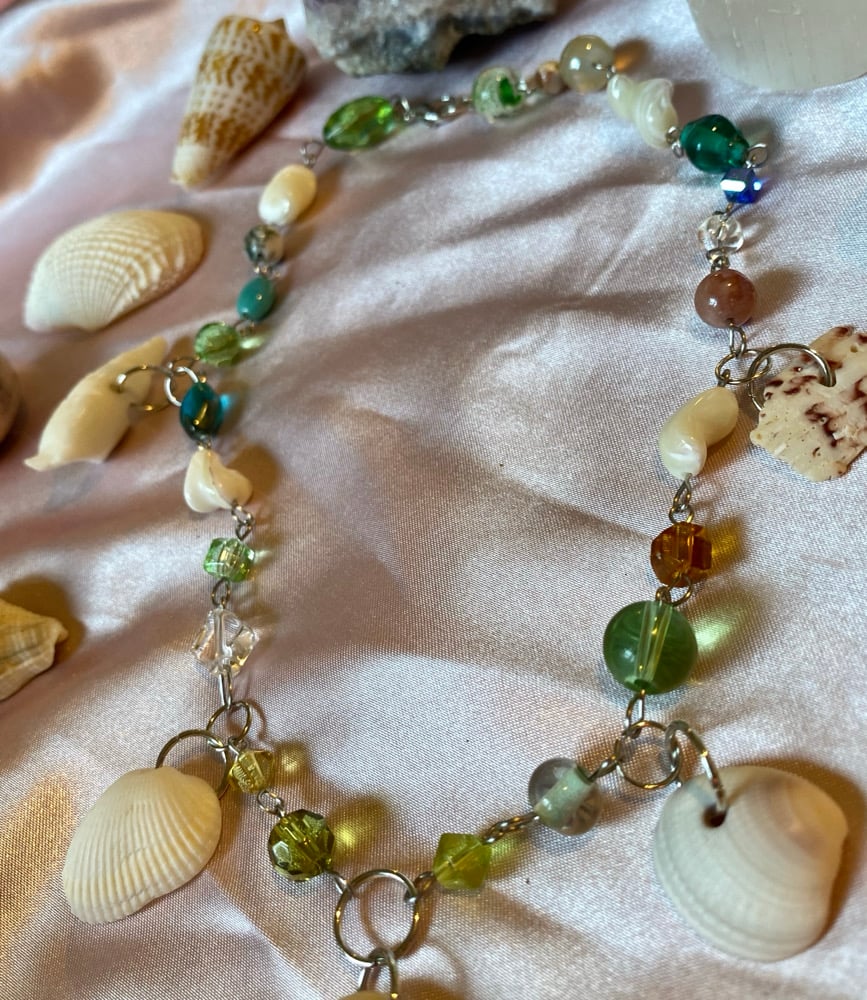 Image of Seashell Charm Necklace 