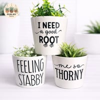 Pot Luck Pack 🌱3 Surprise Funny Plant Pots