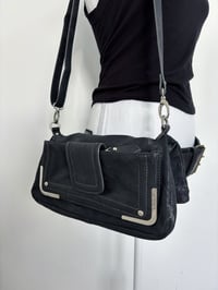 Image 2 of 00s Nine west leather black  bag