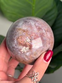 Image 4 of PURPLE SEA JASPER SPHERE -MADAGASCAR-
