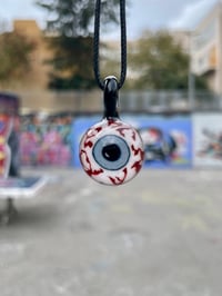 Image 2 of Bloodshot Eyeball Murrine Pendant