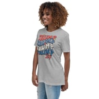 Image 11 of Retro Trump 24 Flowers Women's Relaxed T-Shirt