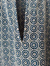 BLUE BRODERIE ANGLAISE SHORT KAFTAN
