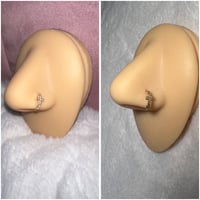 Cross Nose Hoop