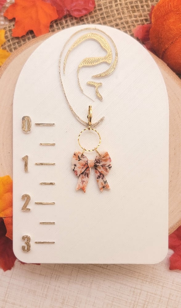Image of Autumn Bow Dangles