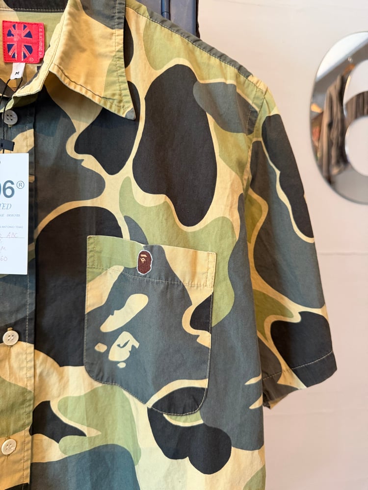 Image of Bape 2000s ABC Camo Button Up