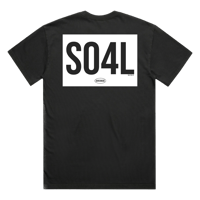 Image 2 of SOLO FOR LIFE. OVERSIZED FADED TEE