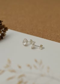 Image 1 of Water casting silver cup studs